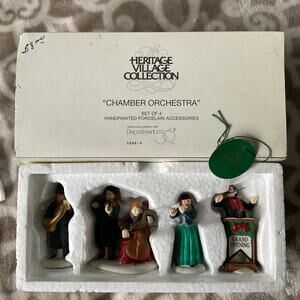 Department 56 chamber Orchestra set of four porcelain figurines new